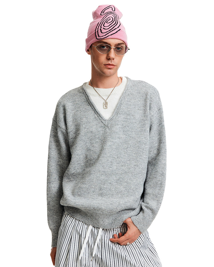 MADWITCH FAUX LAYER KNIT #68952