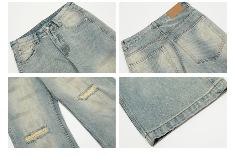 MADWITCH CLASSIC DISTRESSED JEANS #D1591