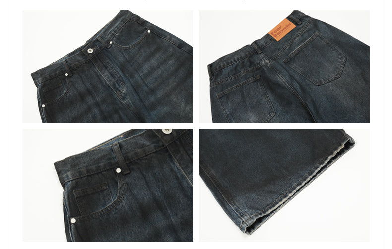 MADWITCH HEAVY SPLATTERED JEANS #BKJ25150
