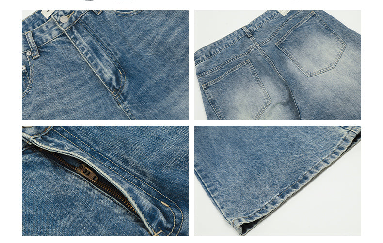 MADWITCH Loose-Fit Water-Washed Denim #K3326