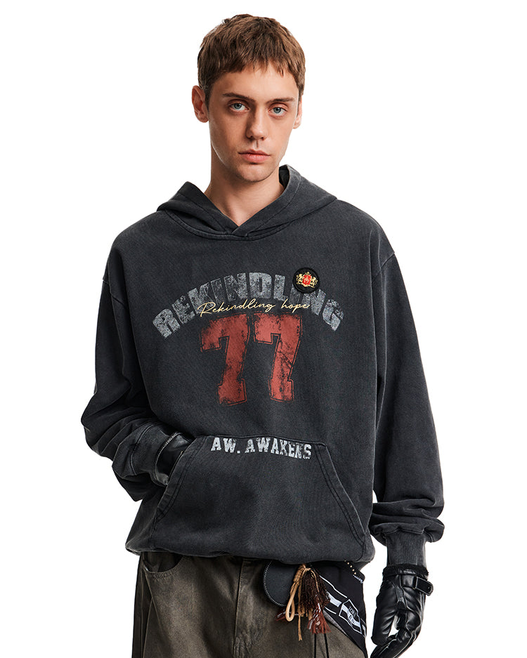 MADWITCH VINTAGE LOGO HOODIE #25119