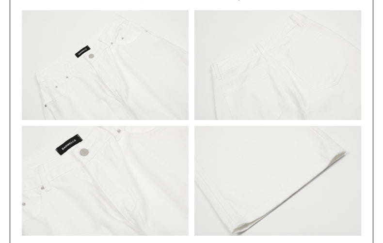 MADWITCH MINIMALIST WHITE JEANS #BKJ24125