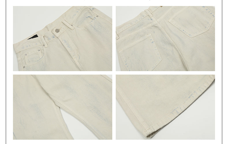 MADWITCH TIE-DYE WASHED DENIM PANTS #G6451