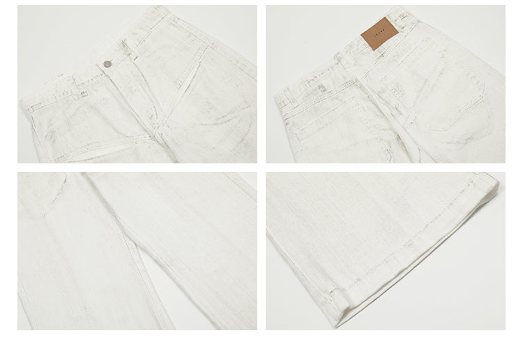 MADWITCH WHITE SLIM FIT JEANS #G6365