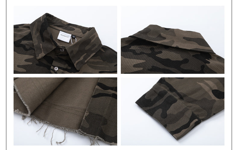 MADWITCH RETRO CAMOUFLAGE SHIRT #27229
