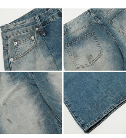 MADWITCH WASHED DENIM JEANS #K5236