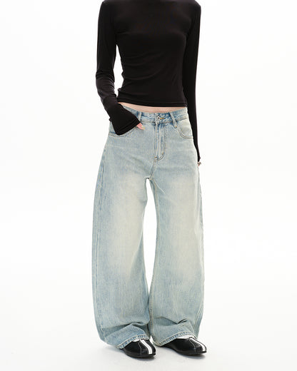 MADWITCH WASHED SLUNG JEANS #GPC9698