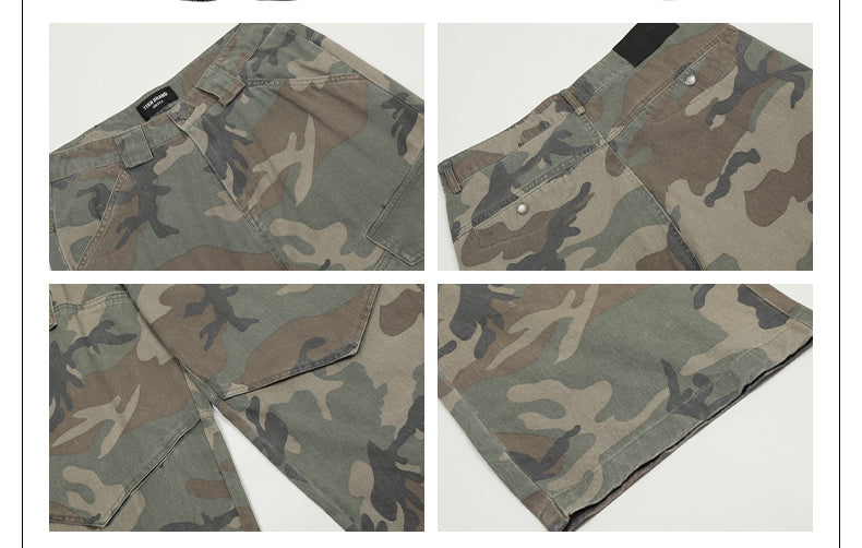 MADWITCH Street Style Camouflage Cargo Pants #CK6518