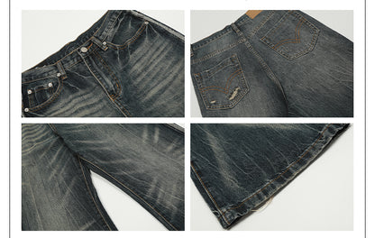 MADWITCH WASHED LOOSE JEANS #G6430