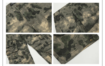 MADWITCH HEAVY-DUTY STREETWEAR CAMOUFLAGE PANTS #CK3318