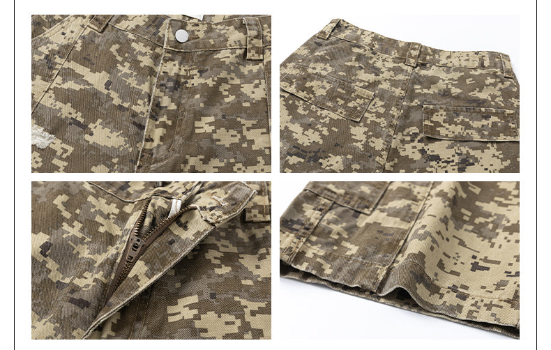 MADWITCH EMBELLISHED CAMO PANTS #WHOA011