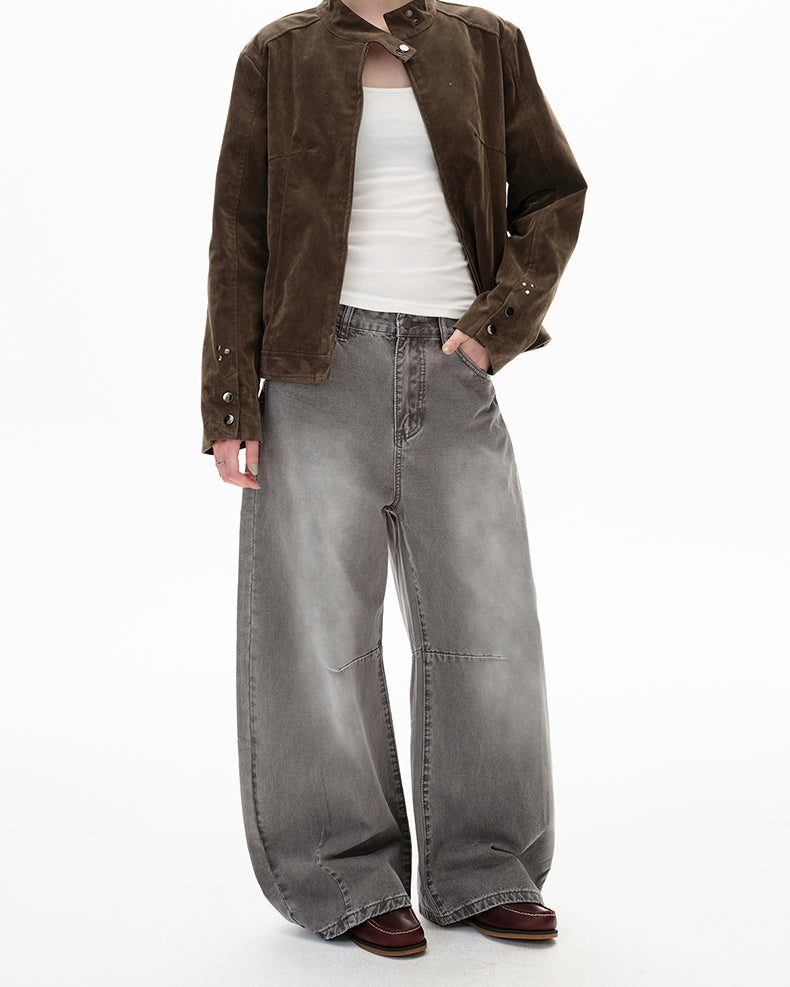 MADWITCH VINTAGE SLUNG JEANS #F9058