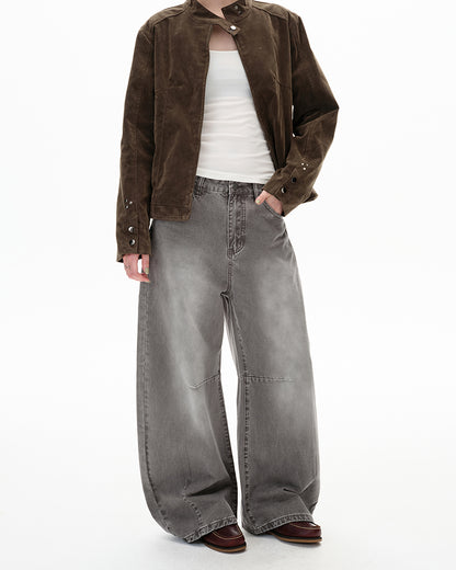 MADWITCH VINTAGE SLUNG JEANS #F9058