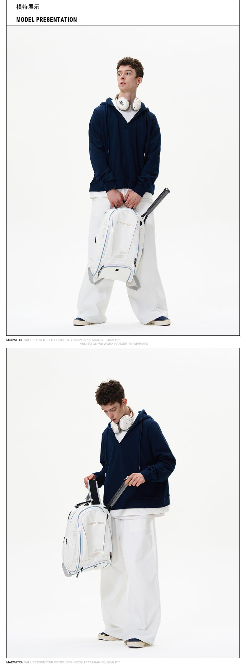 MADWITCH SIMPLE HOODED SWEATSHIRT #27226-