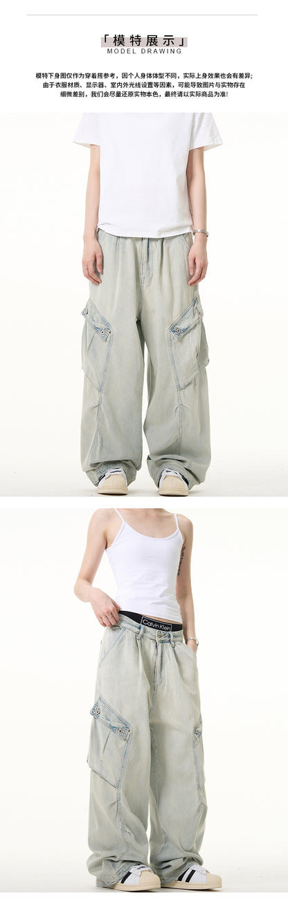 MADWITCH OVERSIZED CARGO JEANS #MD09