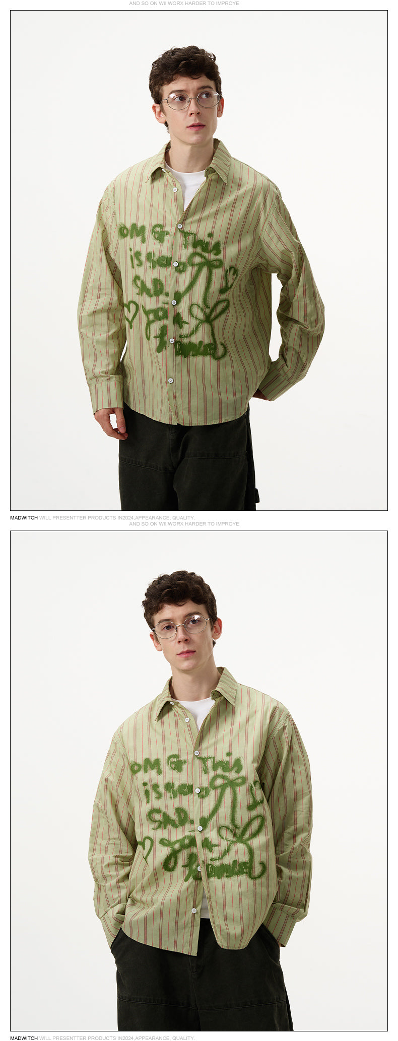 MADWITCH COZY FITTED SHIRT #CY107