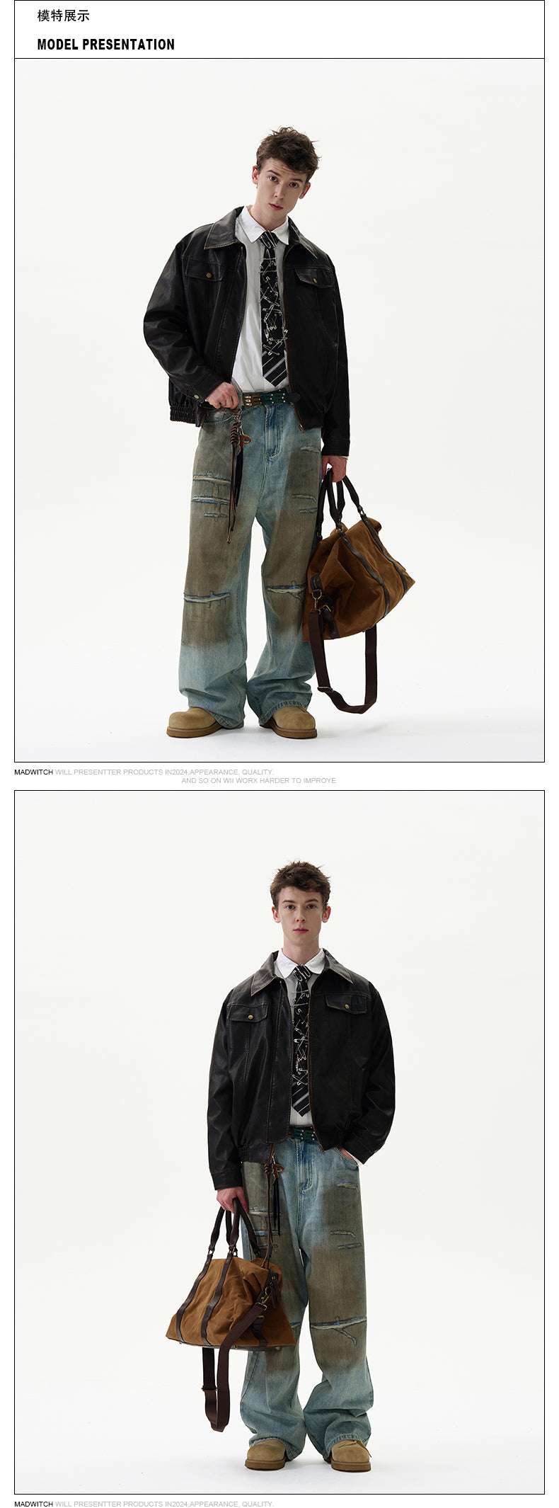 MADWITCH PU LEATHER JACKET #CJ728