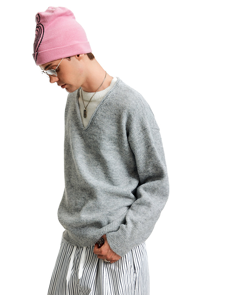 MADWITCH FAUX LAYER KNIT #68952