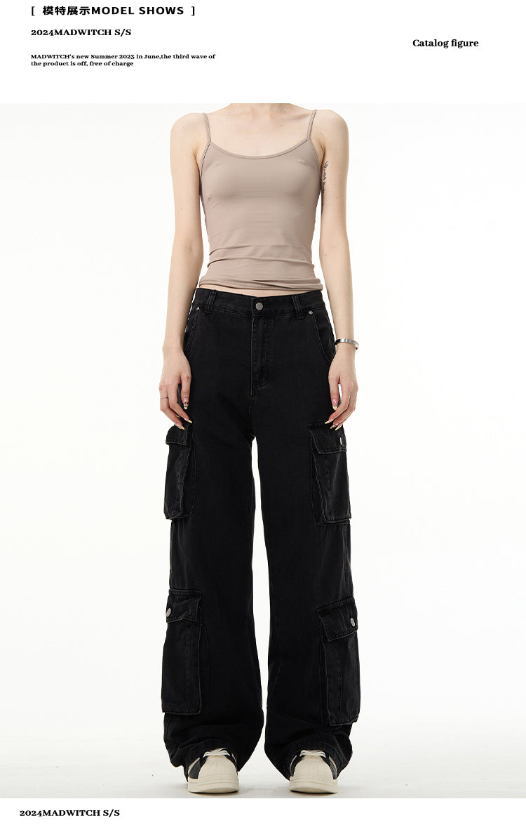 MADWITCH CARGO POCKETS PANTS #K3215