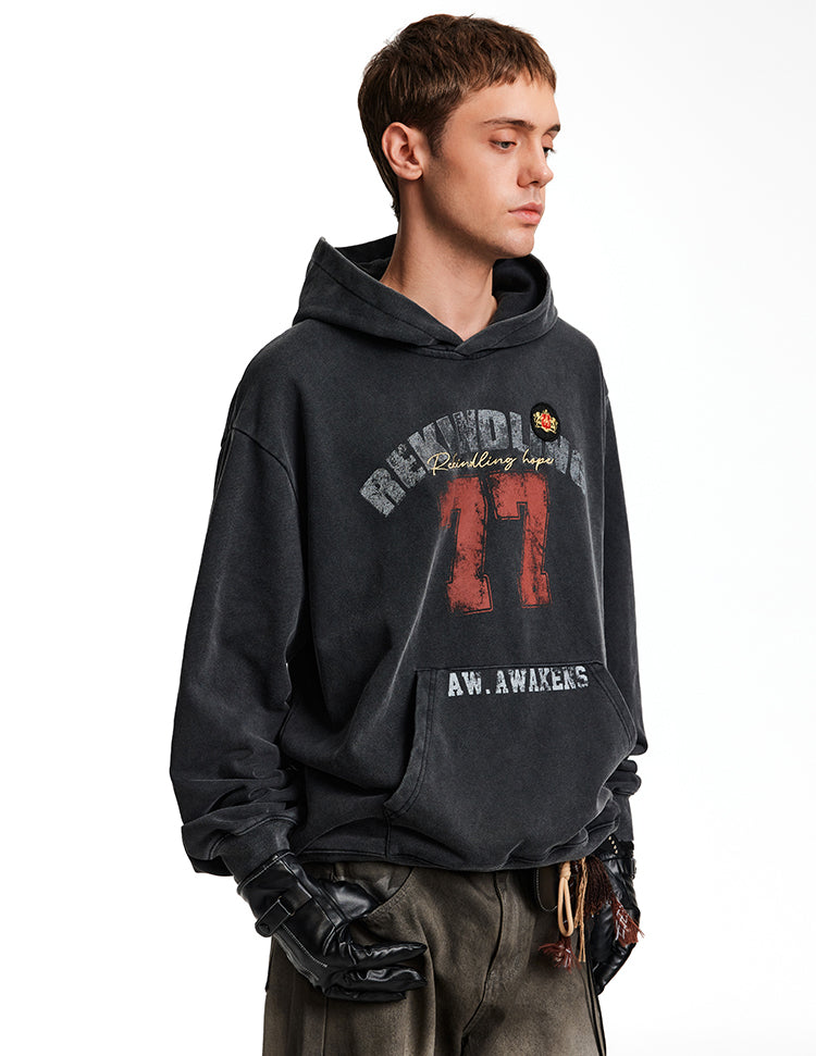 MADWITCH VINTAGE LOGO HOODIE #25119