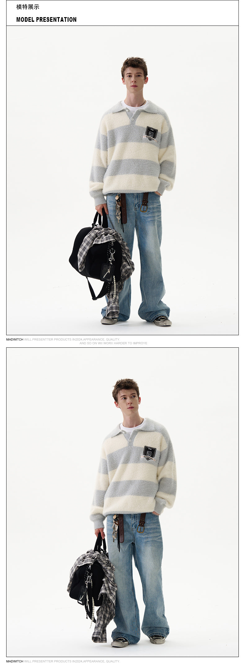 MADWITCH AUTUMN-WINTER VIBE SWEATER #AK019