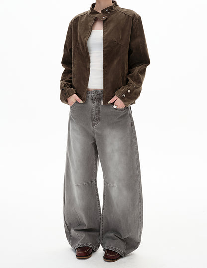 MADWITCH VINTAGE SLUNG JEANS #F9058