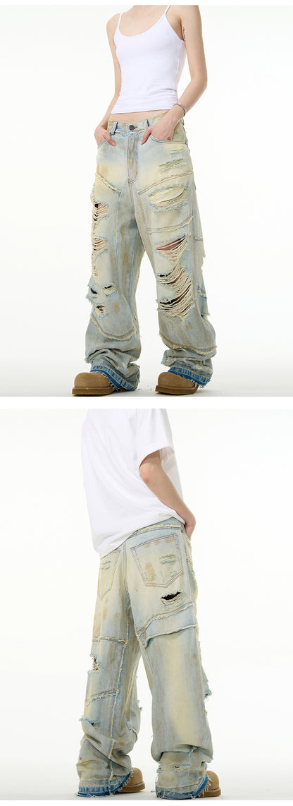 MADWITCH DISTRESSED JEANS #FX021