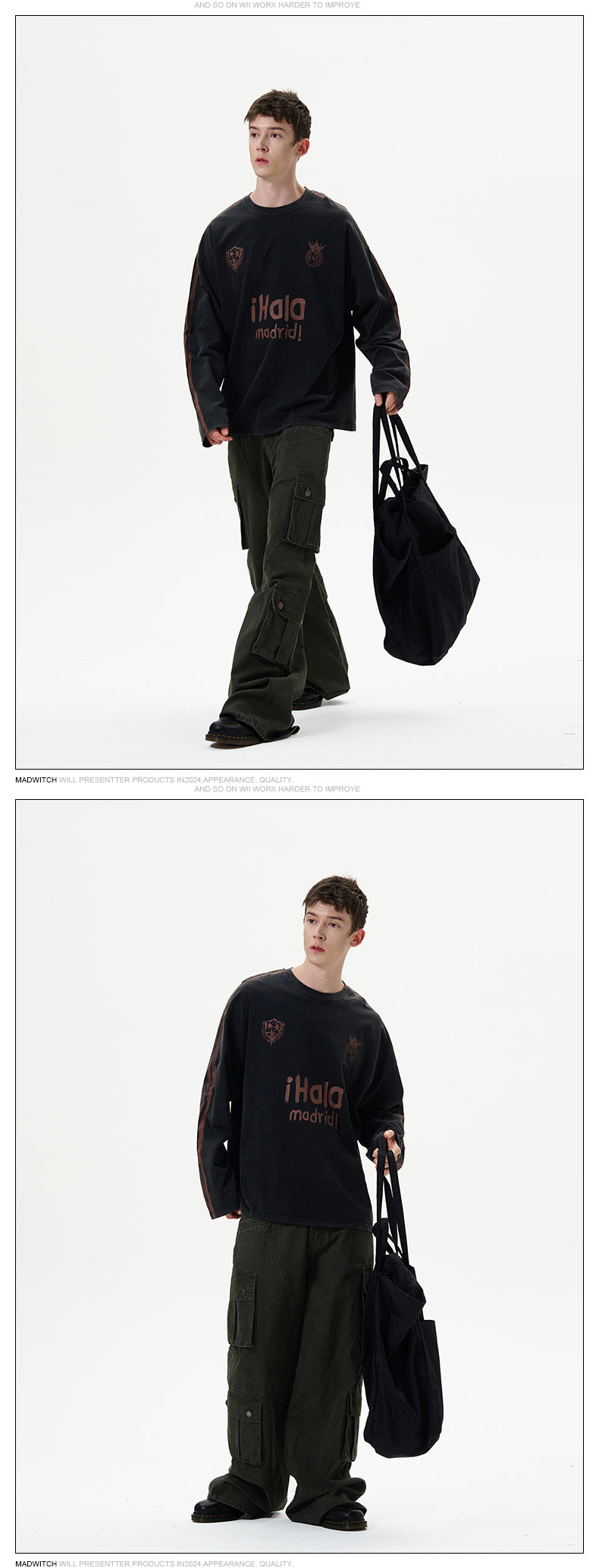 MADWITCH LOOSE LONG-SLEEVE JERSEY #8351