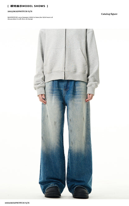 MADWITCH WASHED DENIM JEANS #K5236