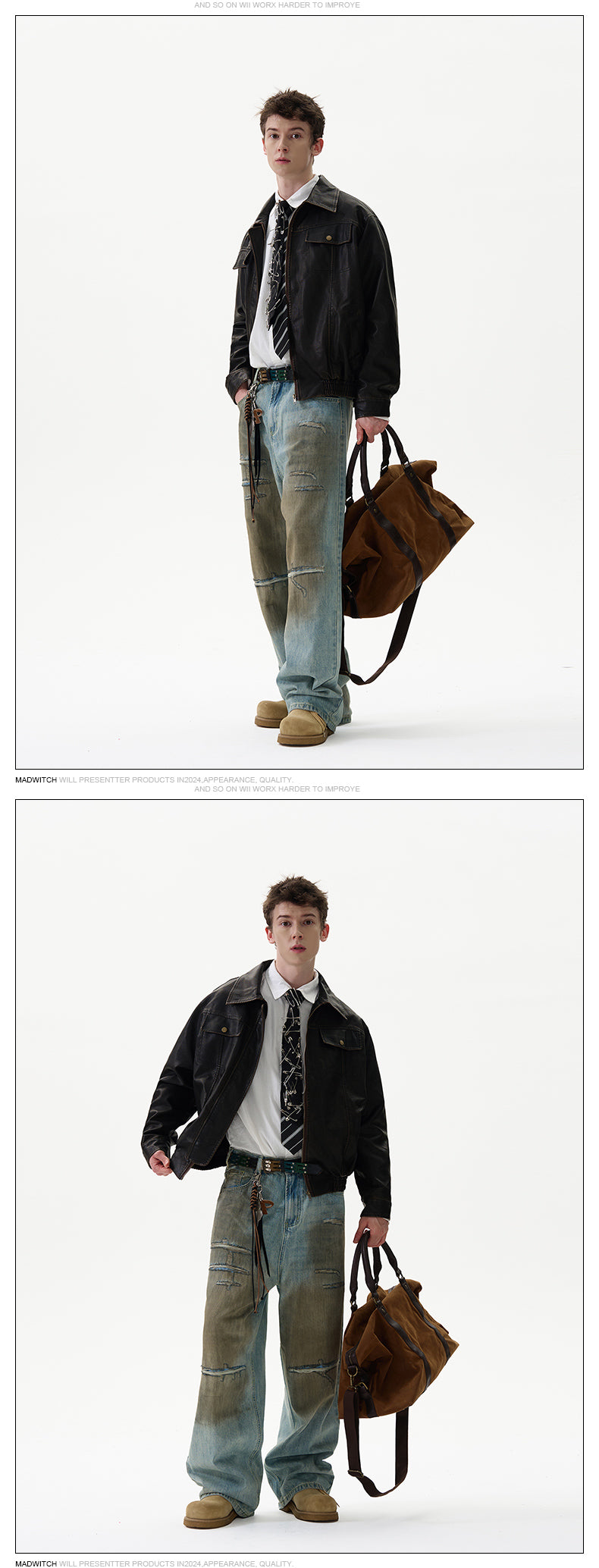 MADWITCH PU LEATHER JACKET #CJ728