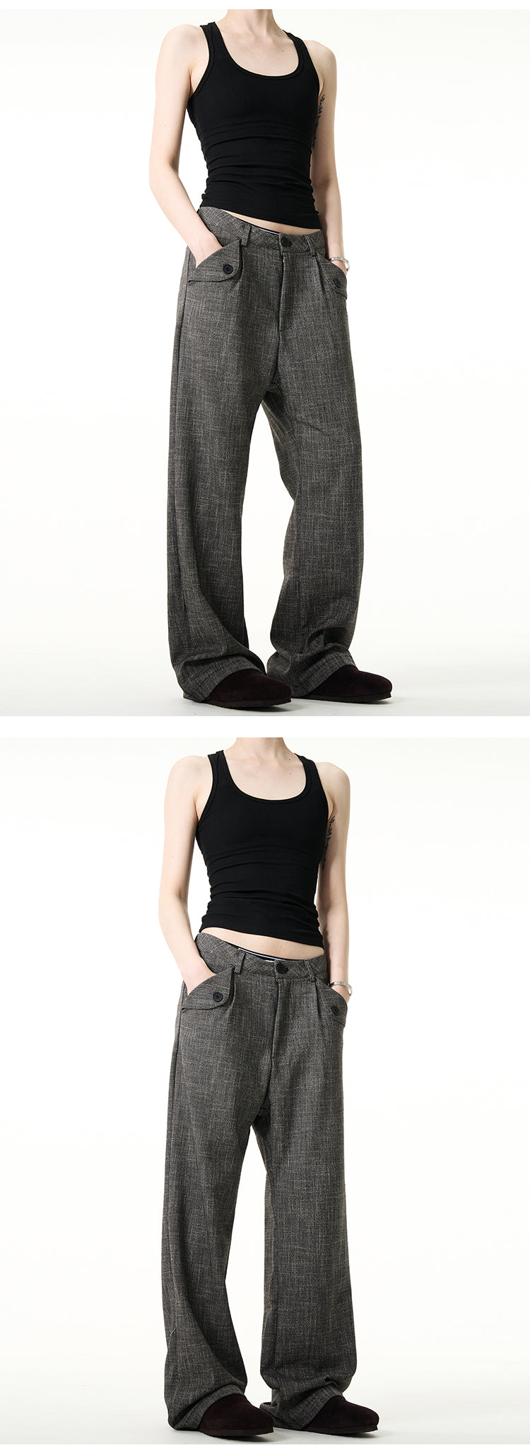 MADWITCH SLIM FIT DRESS PANTS #C757