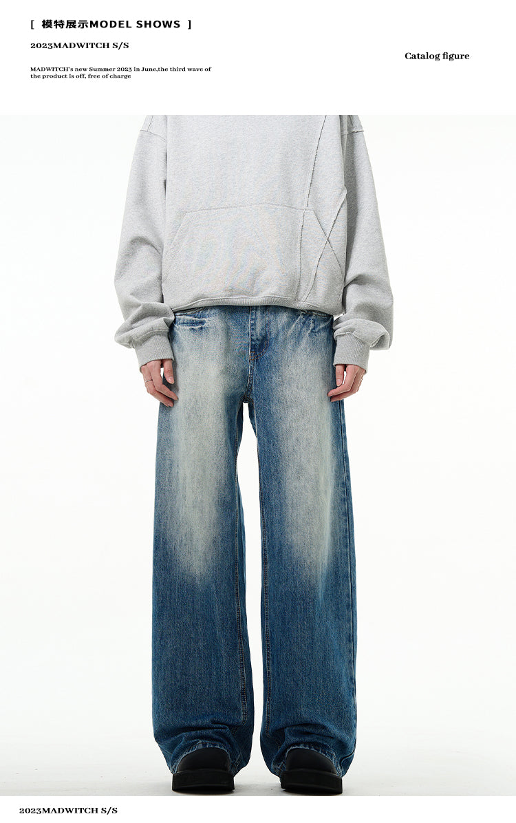 MADWITCH ACID WASHED JEANS #N5277