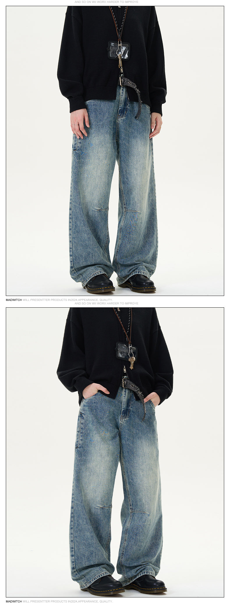 MADWITCH STREET SLIM-FIT JEANS #K5336