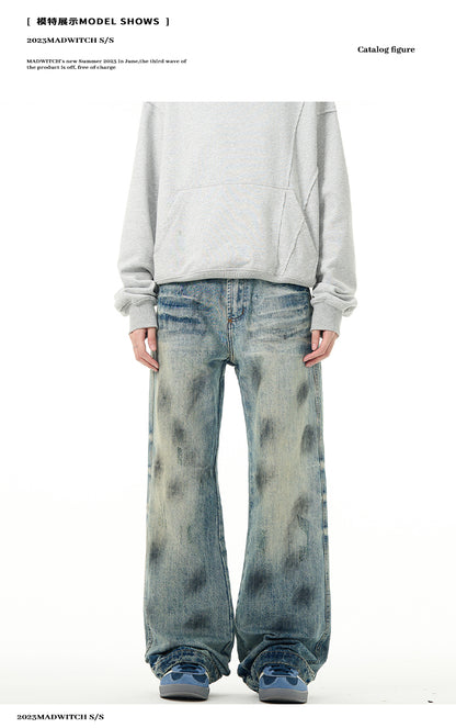 MADWITCH EMBROIDERED JEANS #K5255