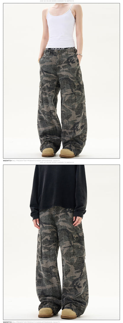 MADWITCH CAMO RELAXED CASUAL PANTS #CK3312