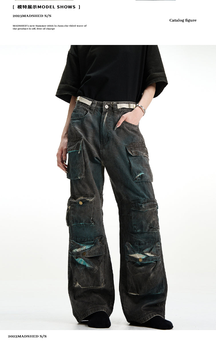 MADWITCH VINTAGE CARGO PANTS #K3185