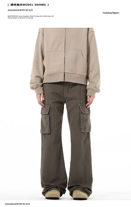 MADWITCH CROPPED CARGO PANTS #WH6833