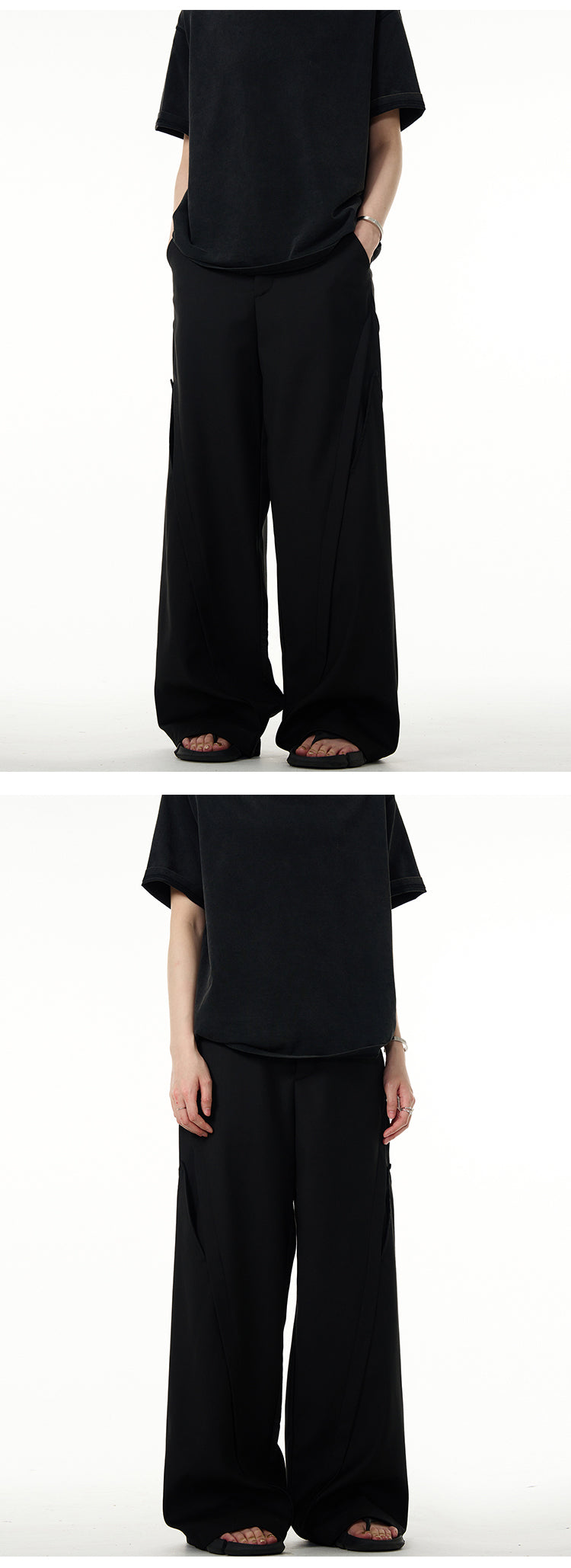 MADWITCH RELAXED-FIT CASUAL PANTS #C8056