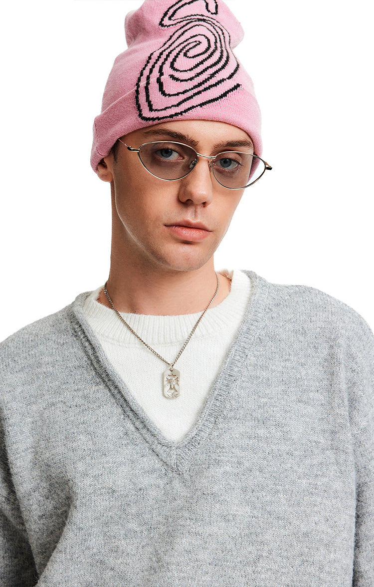 MADWITCH FAUX LAYER KNIT #68952