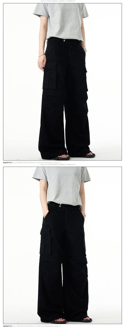 MADWITCH STRAIGHT LEG CASUAL PANTS #WHOA018