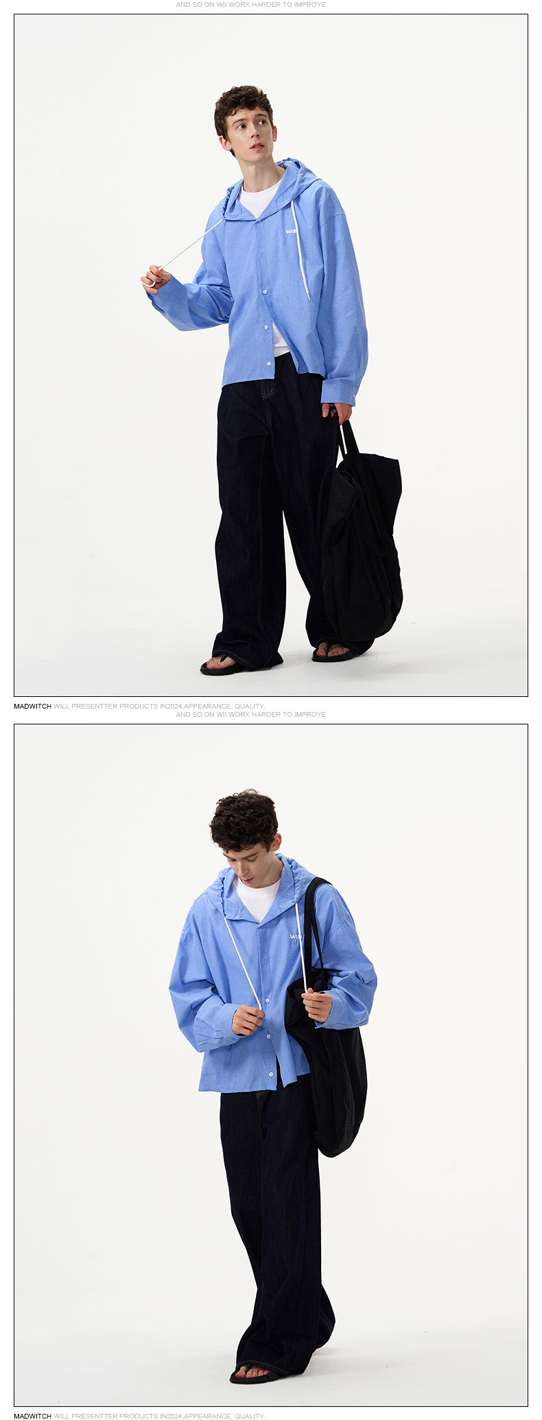 MADWITCH STYLISH HOODED COAT #BBX1431