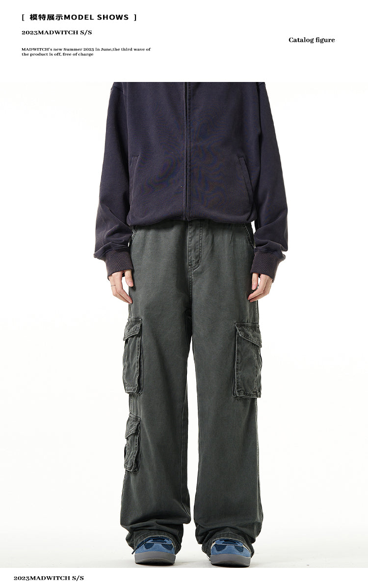 MADWITCH CASUAL CARGO PANTS #K3220