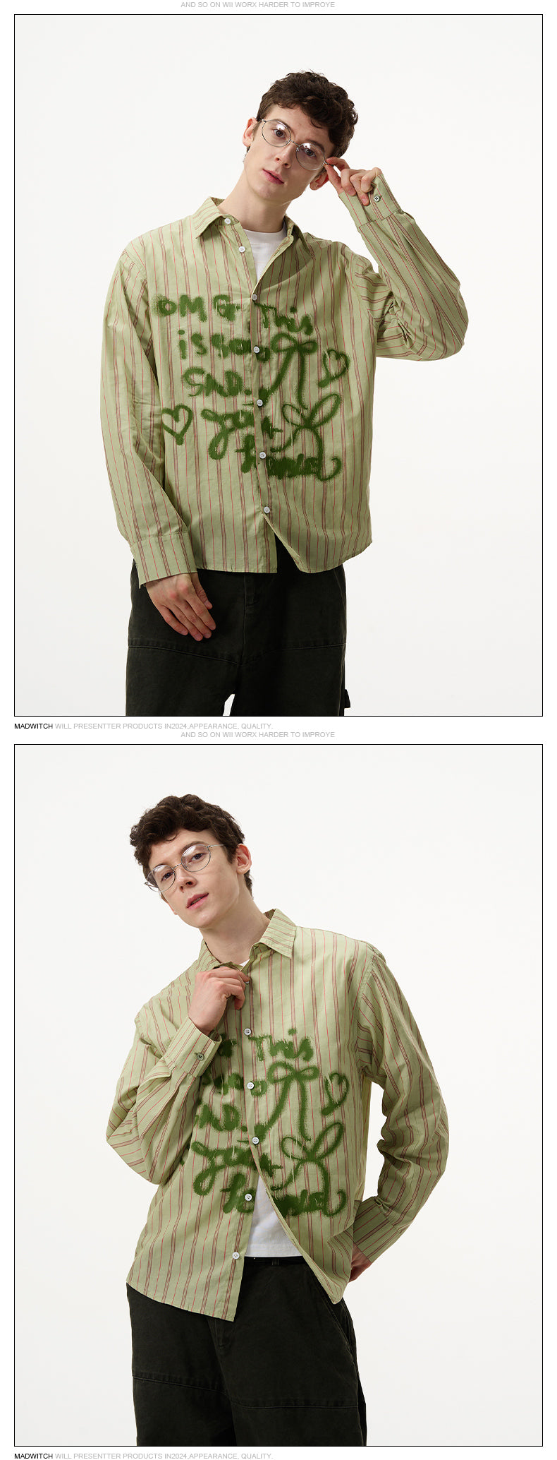 MADWITCH COZY FITTED SHIRT #CY107