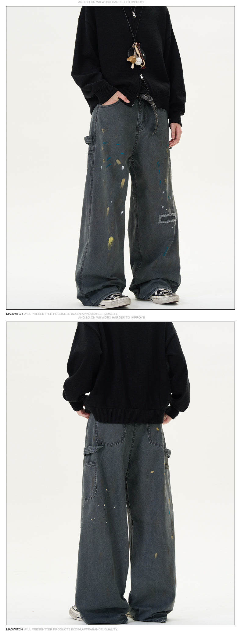 MADWITCH UNISEX LUMBER JEANS #CK9329