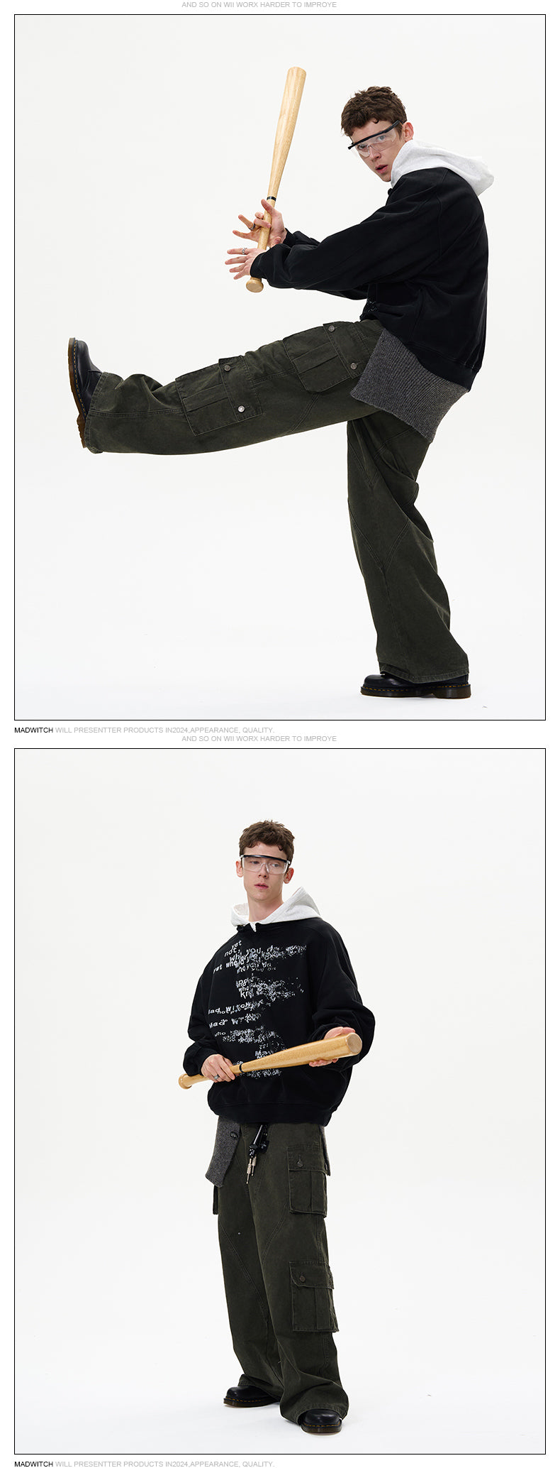 MADWITCH HOODED SWEATSHIRT #MD3607