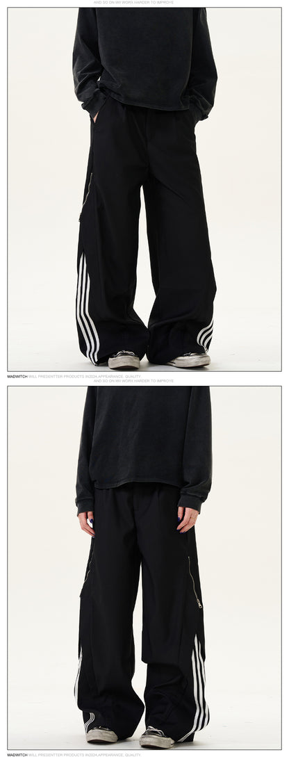 MADWITCH SIDE ZIPPER CASUAL PANTS #NR1249