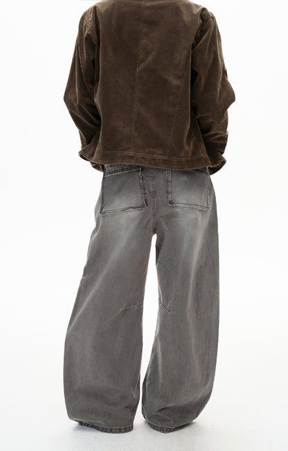 MADWITCH VINTAGE SLUNG JEANS #F9058