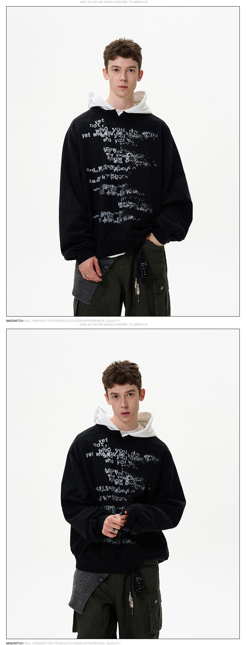 MADWITCH HOODED SWEATSHIRT #MD3607