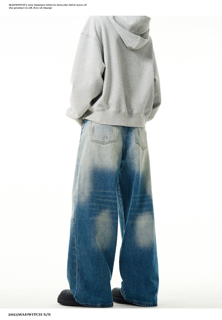 MADWITCH WASHED DENIM JEANS #K5236