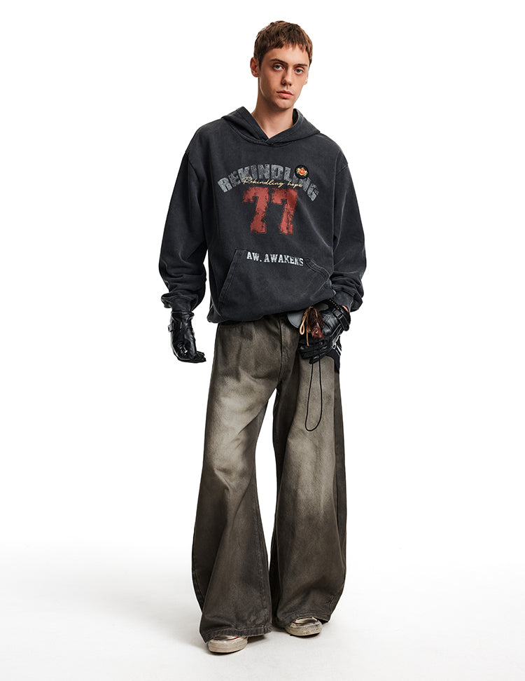 MADWITCH VINTAGE LOGO HOODIE #25119